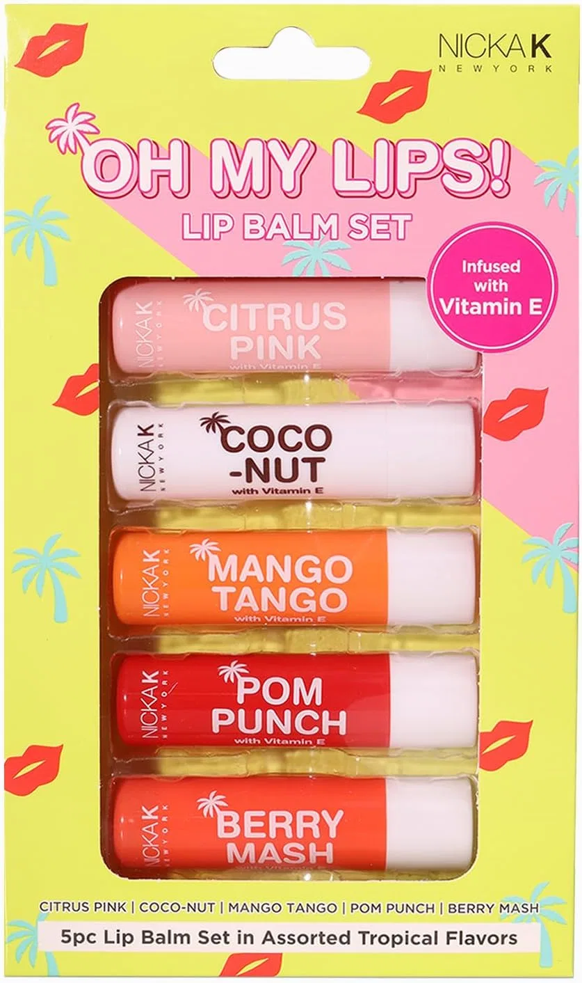 Набор для губ: карандаш, блеск и маска Nicka K New York Oh My Lips!