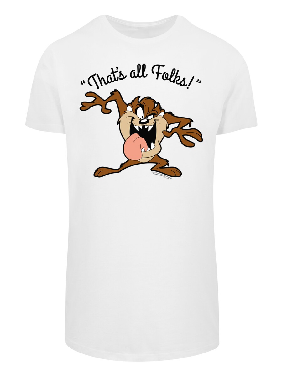 

Рубашка F4NT4STIC Looney Tunes Taz Thats All Folks, белый