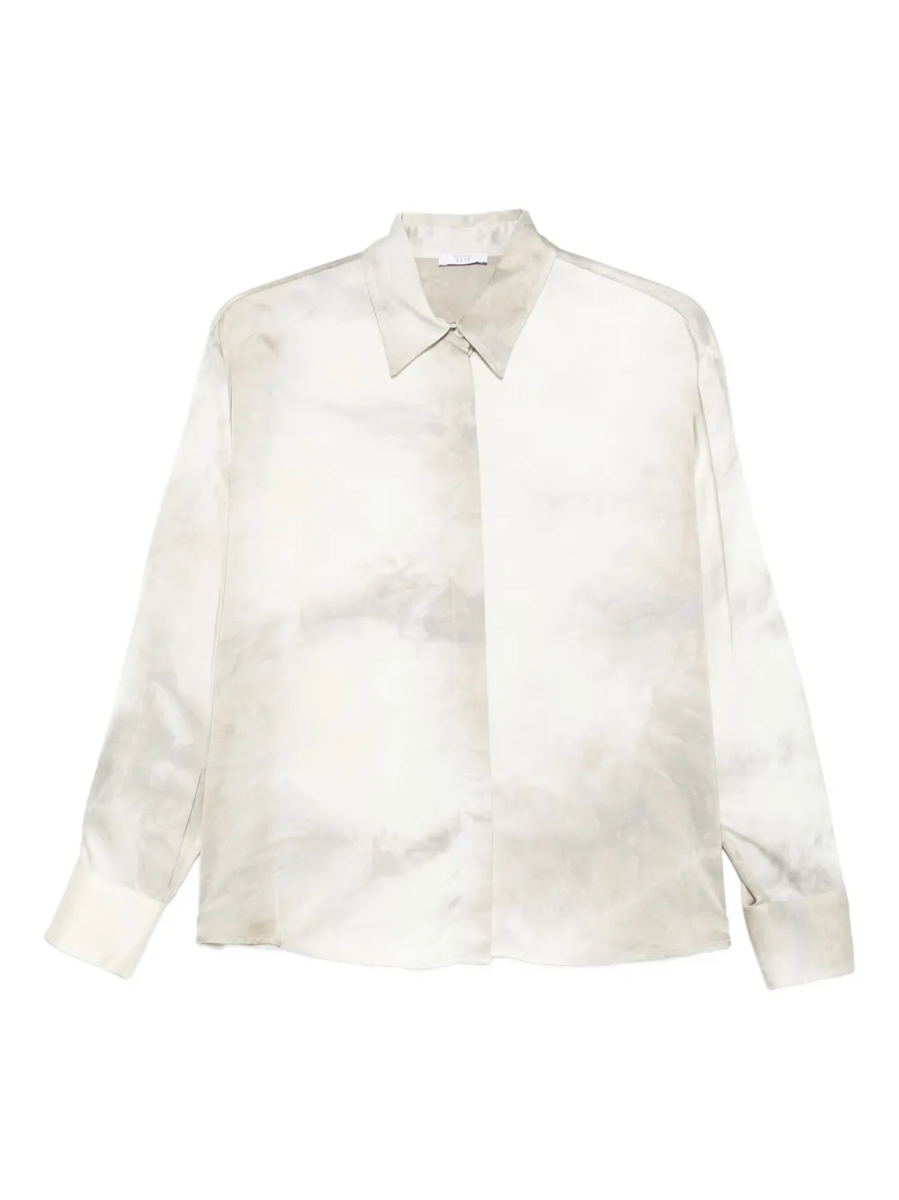 

Футболка в технике тай-дай Peserico, серый