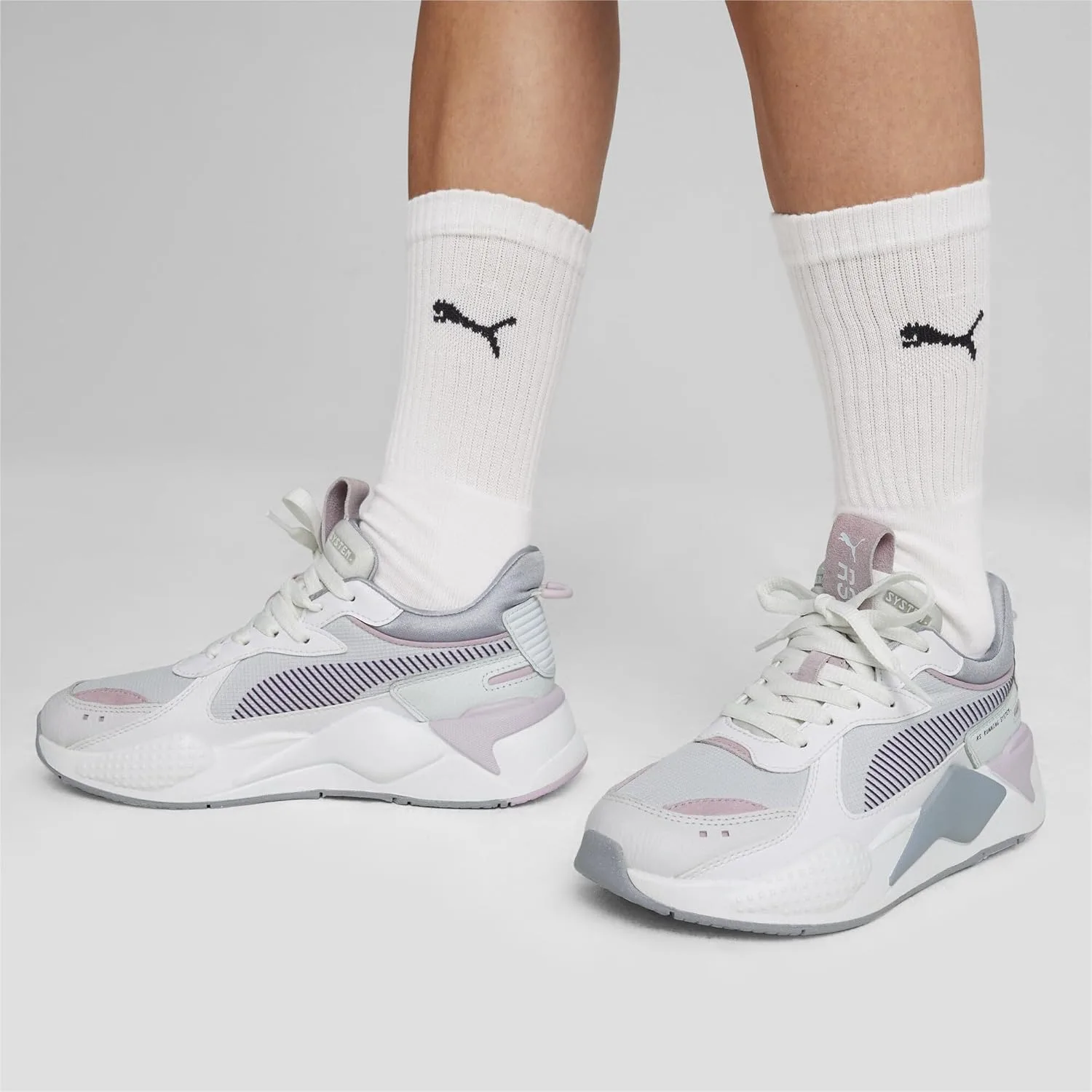 Кроссовки PUMA Unisex Rs-x Hard Drive, белый — фото 2