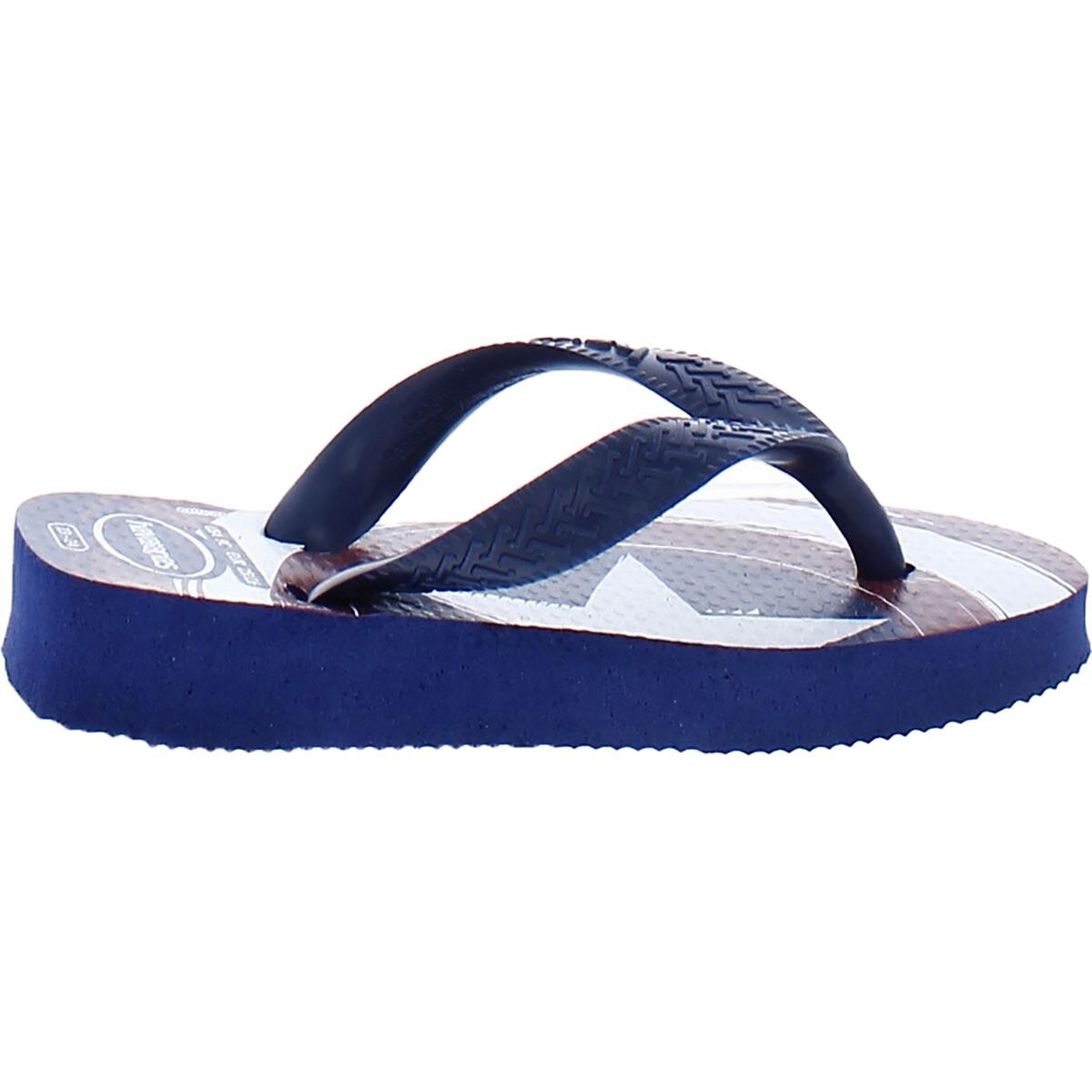 

Сандалии без шнуровки с принтом для мальчиков Havaianas, темно-синий