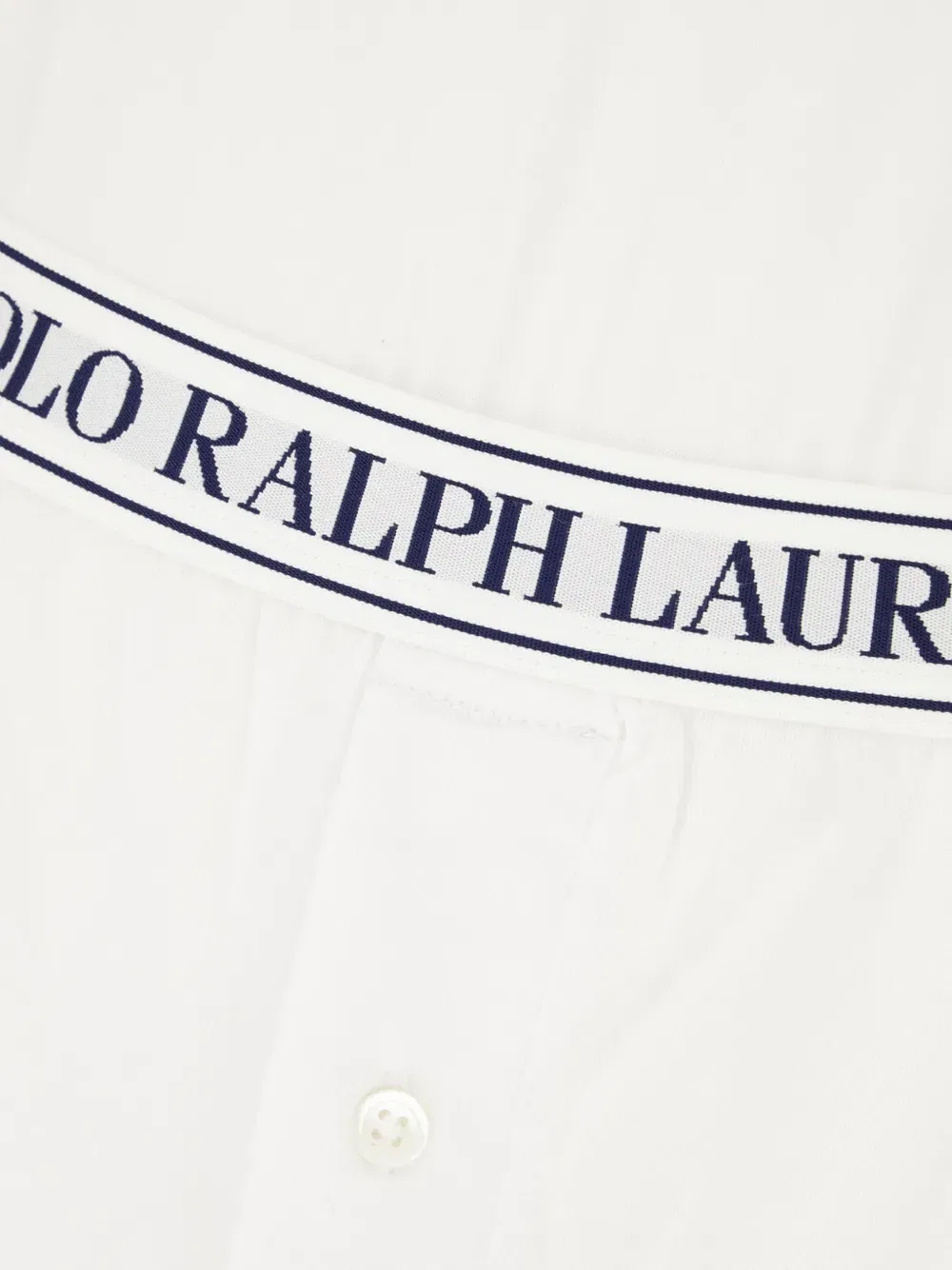 Футболка с круглым вырезом и логотипом Polo Ralph Lauren, белый — фото 3