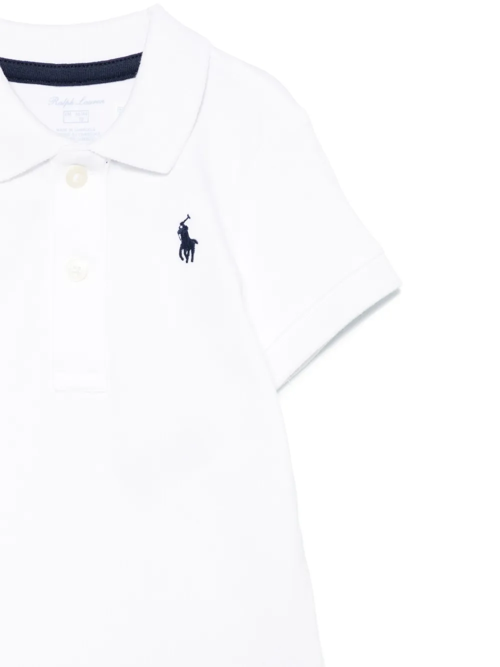 Боди с вышивкой Polo Pony POLO RALPH LAUREN KIDS, белый — фото 3
