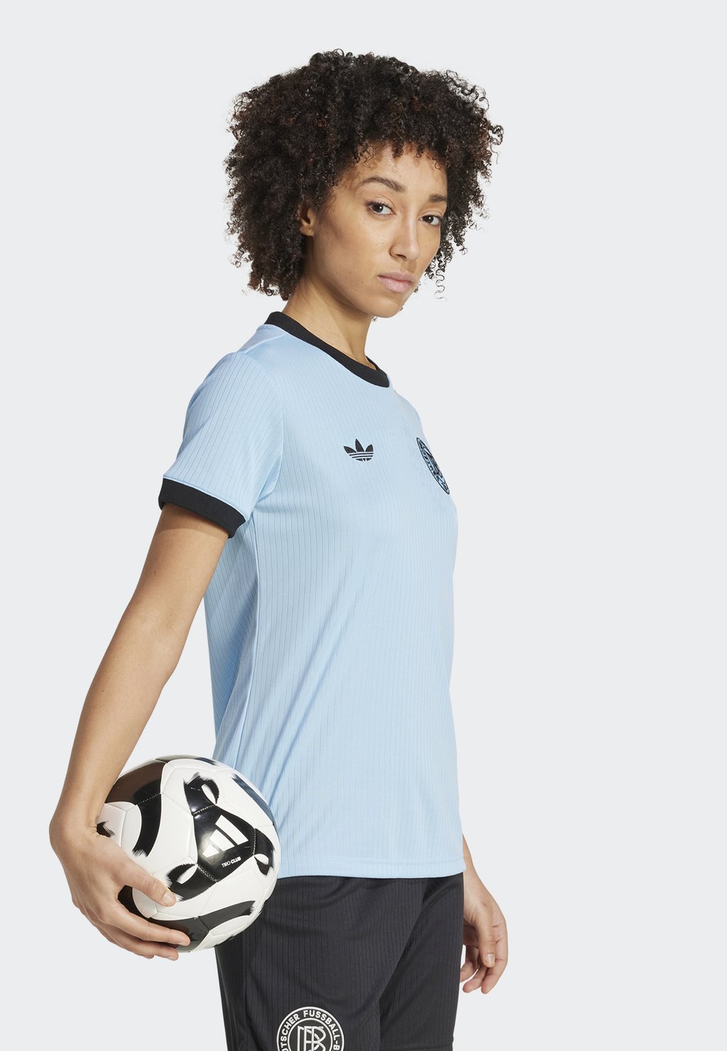 Спортивная футболка DEUTSCHLAND DFB 125 ANNIVERSARY - National team wear Adidas Originals, светло-голубой — фото 4