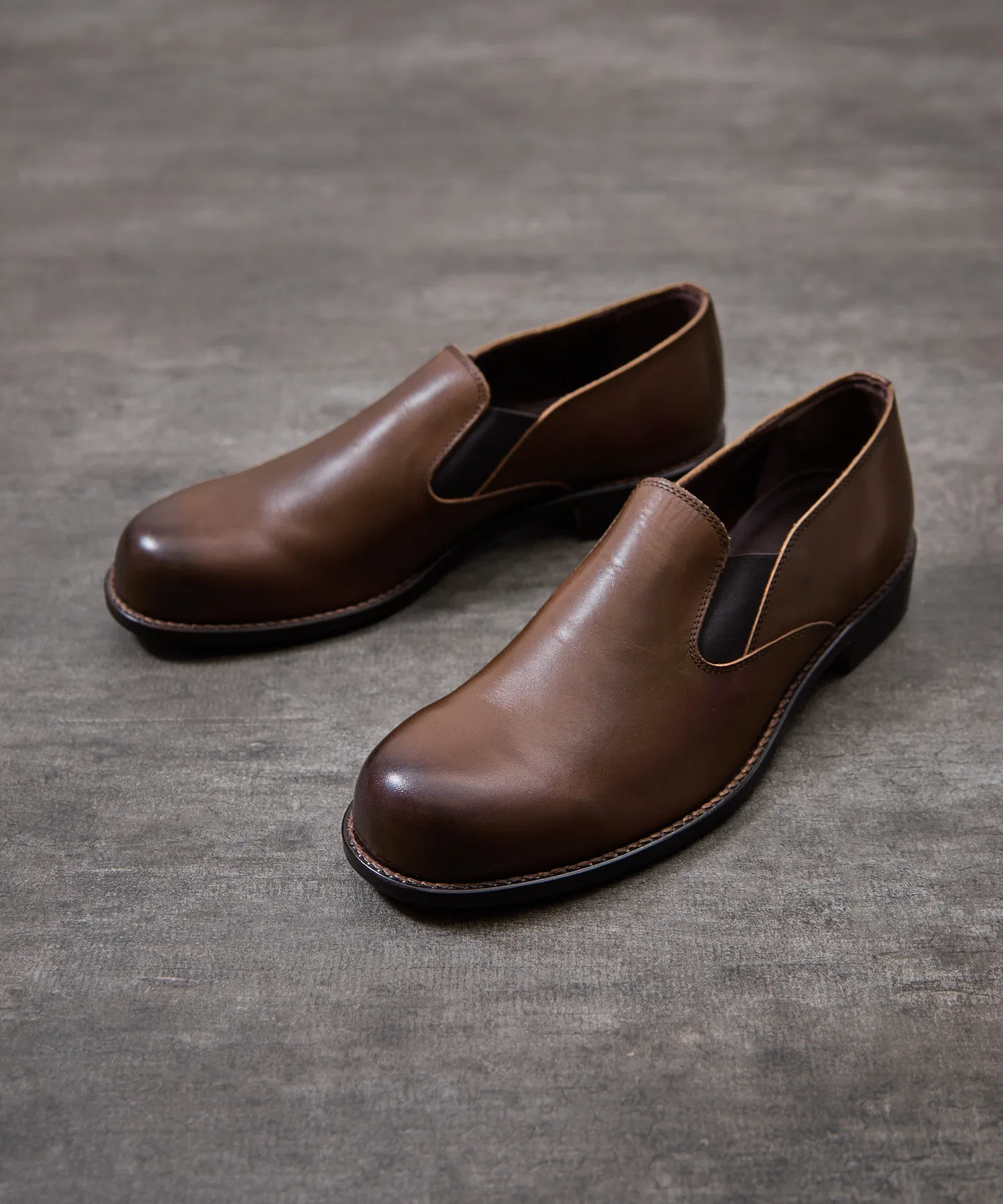 PADRONE / SIDE GORE SHOES [VITO] Кожаные туфли Side Gore, Сделано в Японии / PU8054-2201