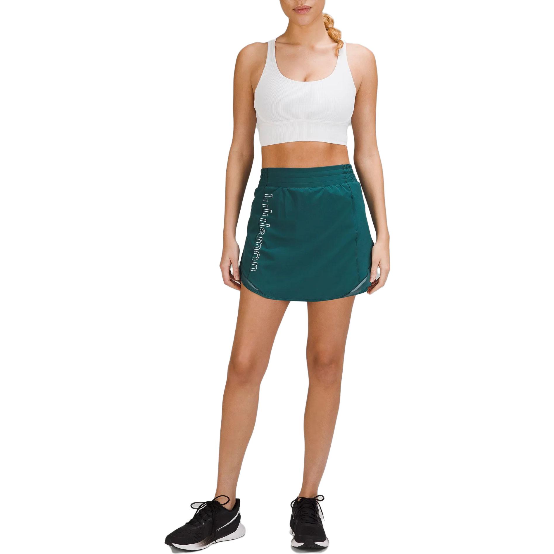 

Повседневная короткая юбка Lululemon, зеленая