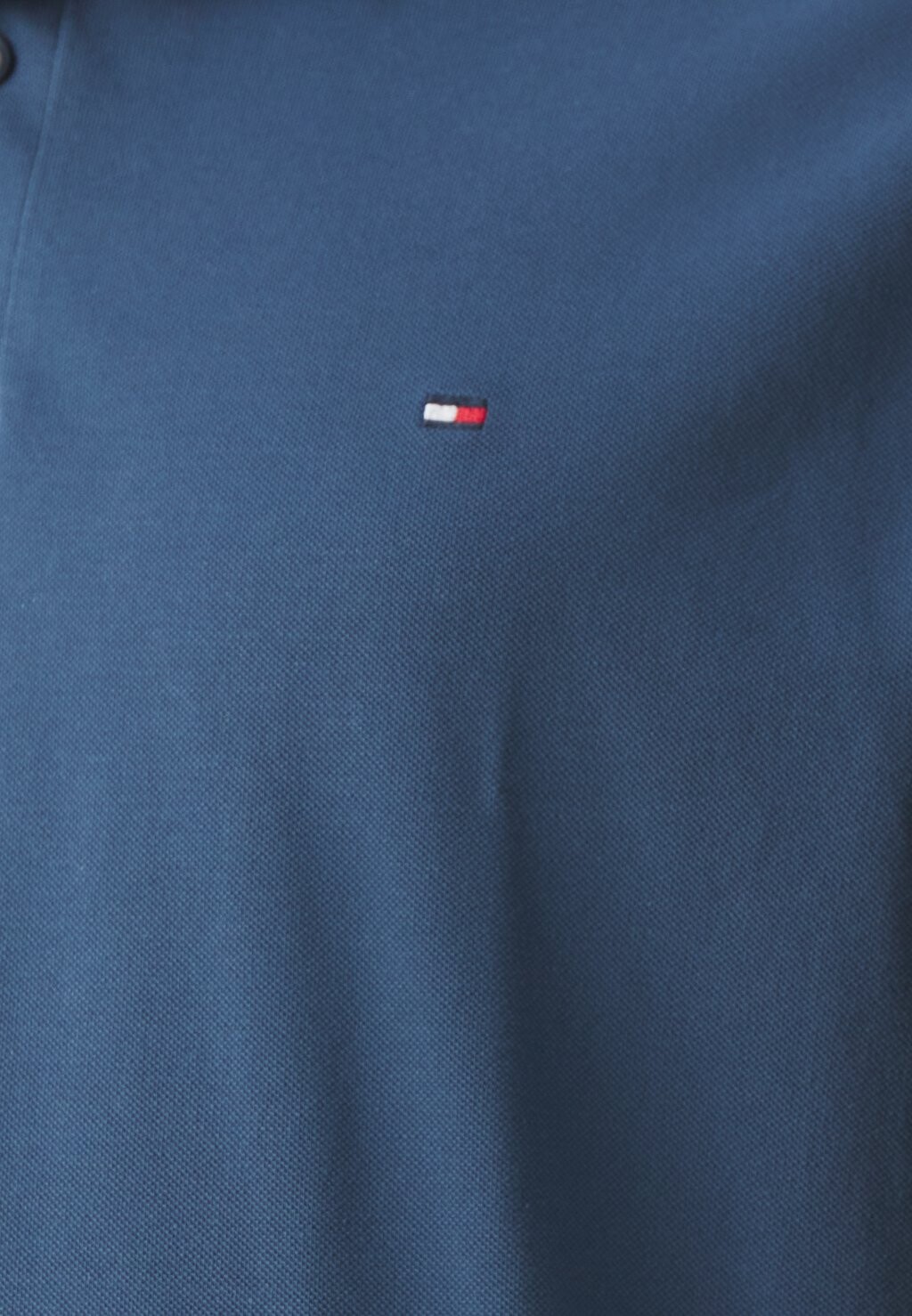 

Поло Flag Under Placket Tommy Hilfiger, синий