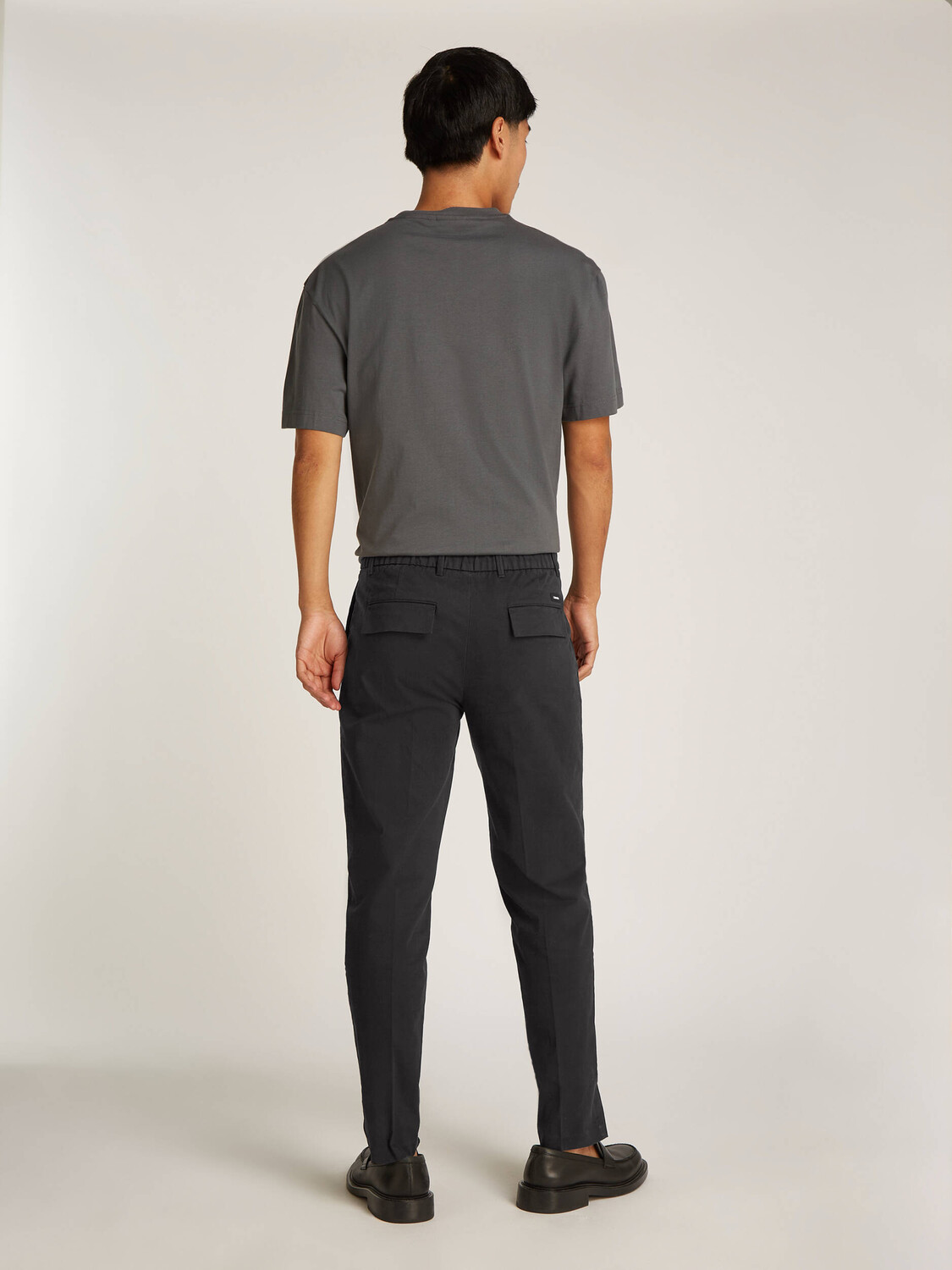 Брюки Calvin Klein Tapered fit, черный — фото 3
