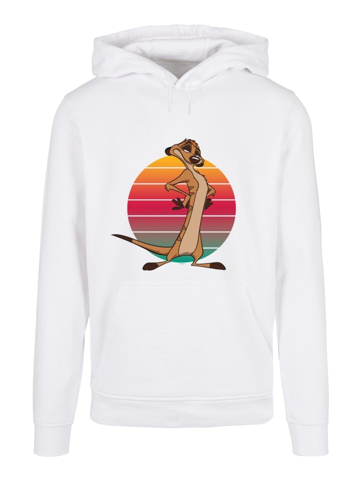 

Пуловер F4NT4STIC Basic Disney König der Löwen Timon Sunset, белый
