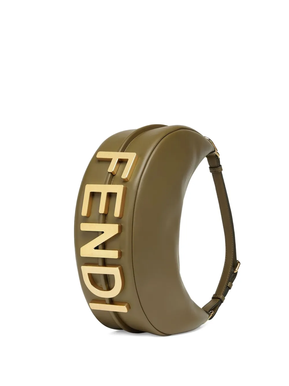 

Маленькая сумка-тоут с графическим принтом FENDI, зеленый