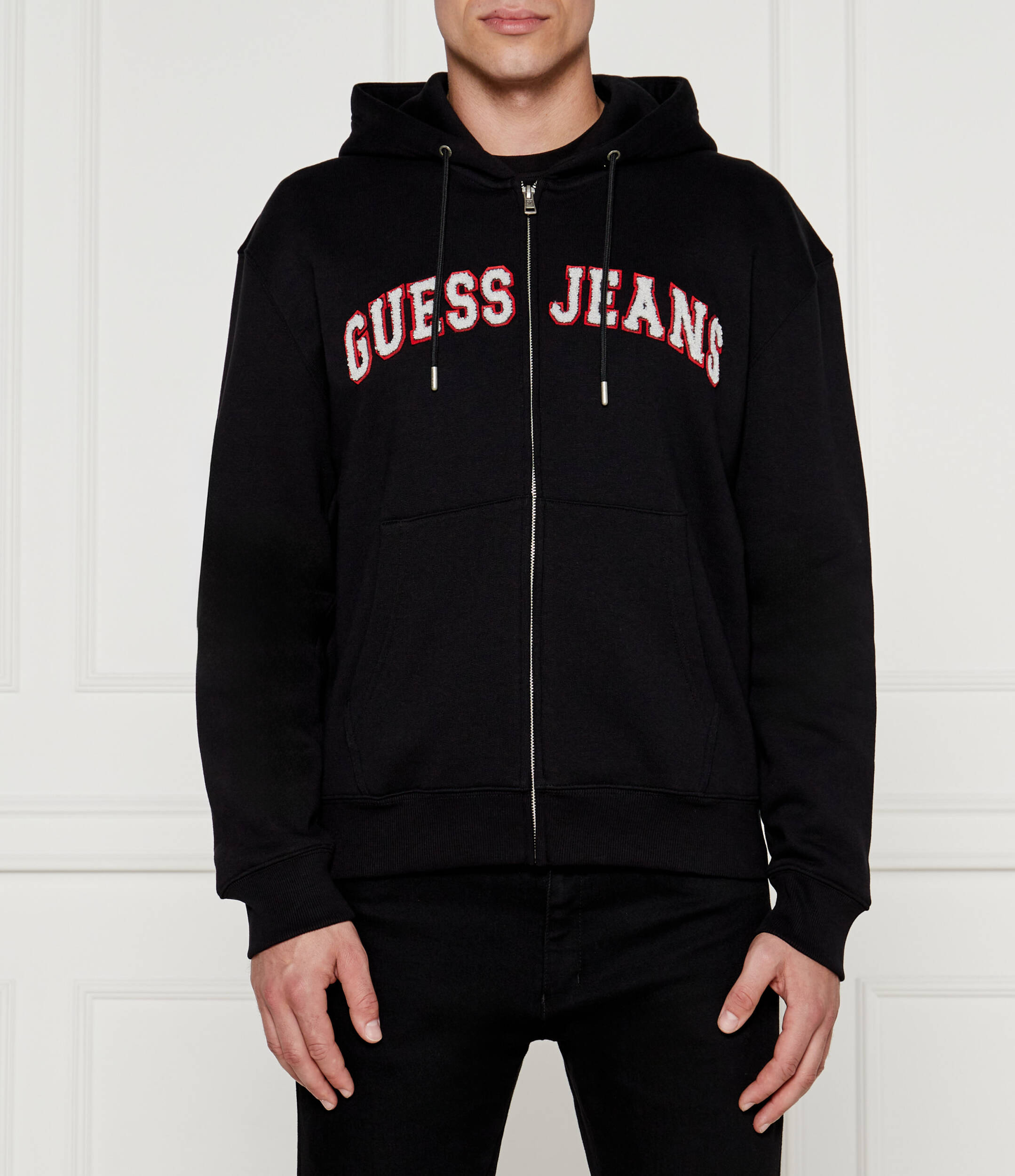 

Толстовка Guess Jeans Regular Fit, черный