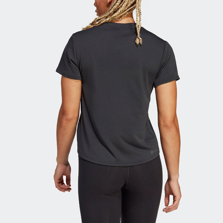 Футболка Hiit женская черная Adidas — фото 3