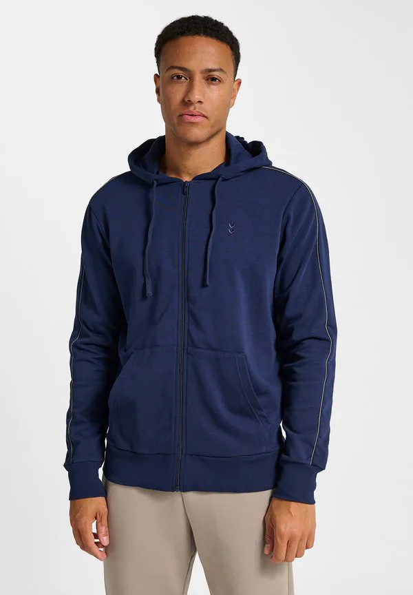 

Толстовка на молнии с окантовкой pulse Hummel, Dress Blues, Синий, Толстовка на молнии с окантовкой pulse Hummel, Dress Blues