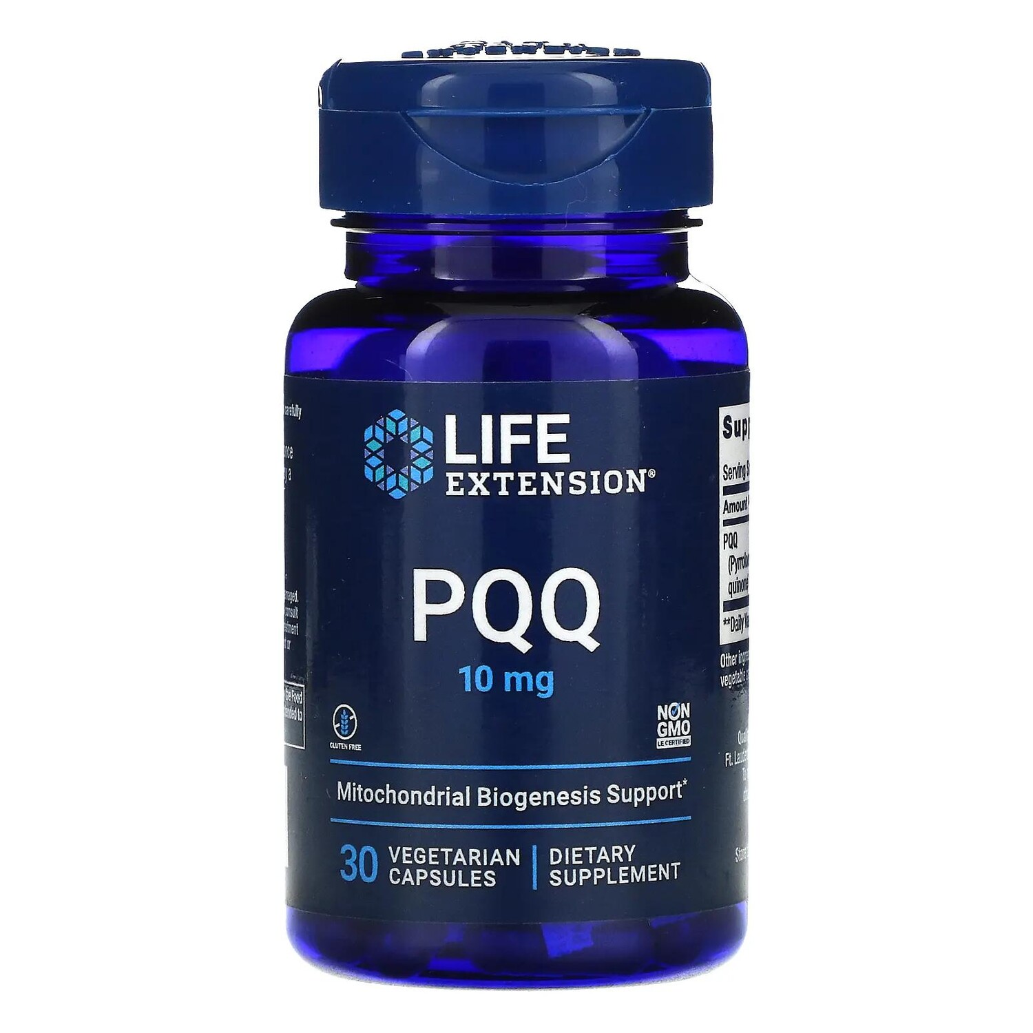 

Life Extension PQQ Caps 10 mg 30 Vegetarian Capsules