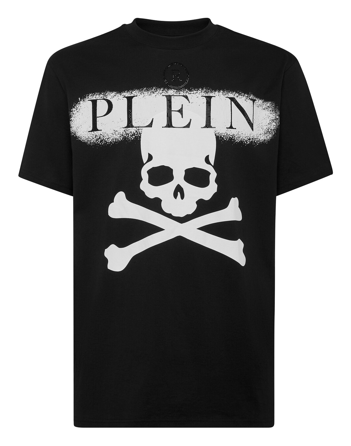 

Футболка с круглым вырезом SS Philipp Plein, цвет Black / White