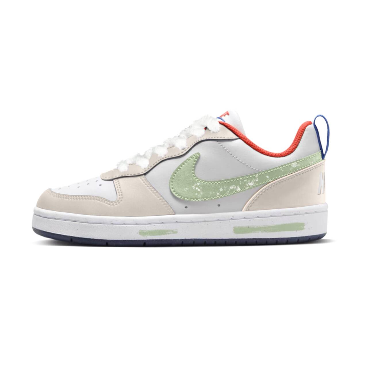 

Кроссовки для скейтбординга Court Borough Pre Rain Sprout Low Top для детей и подростков Nike, зеленый
