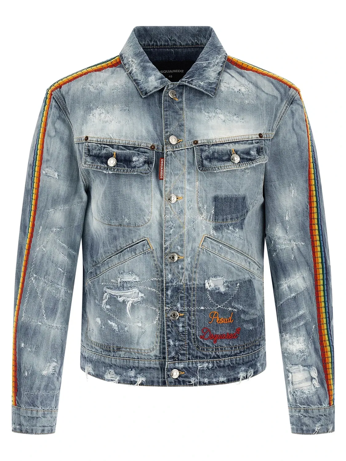 Джинсовая куртка "La Jean" DSQUARED2, синий