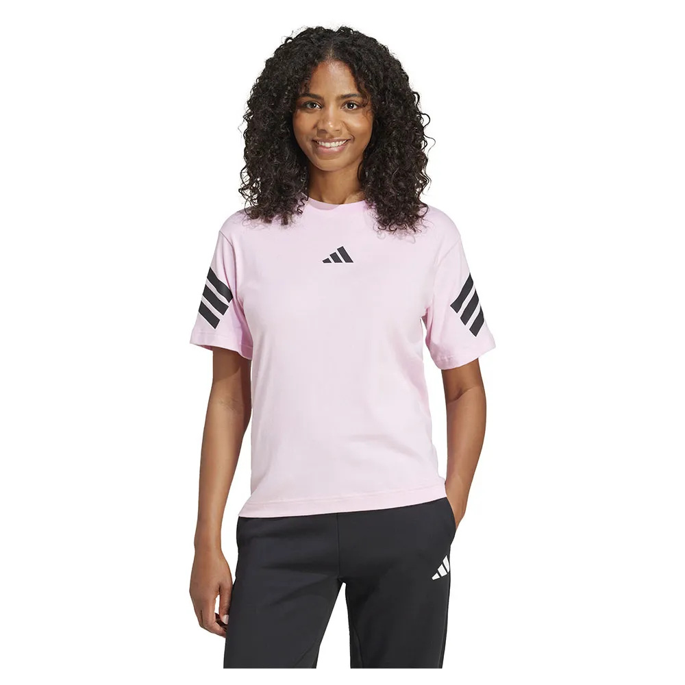 

Футболка adidas Future Icons 3 Stripes, розовый