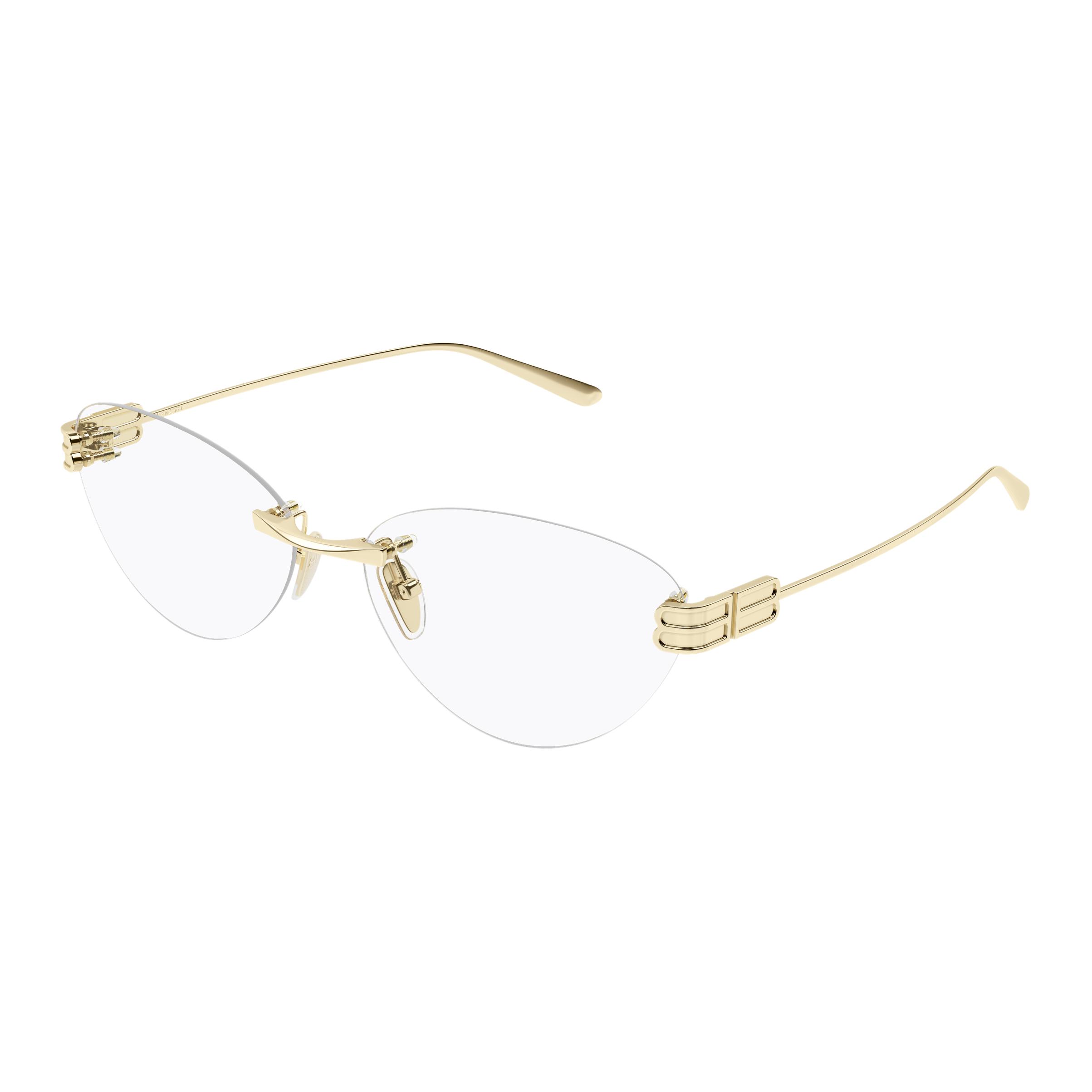 

Balenciaga Очки для зрения Metal Butterfly для женщин, цвет Gold