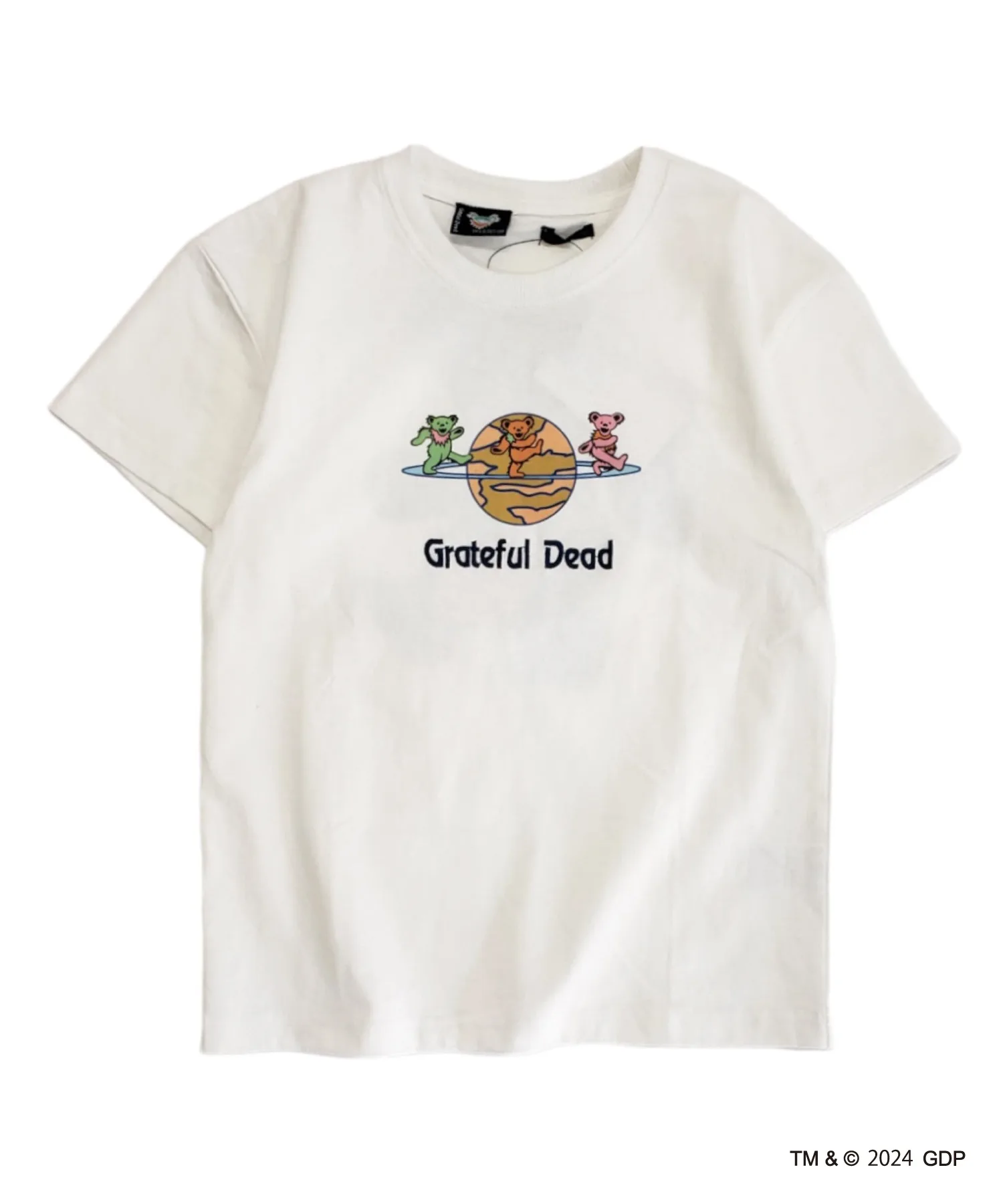 Детская футболка с принтом RIVER SIDE CULTURE x GRATEFUL DEAD SPACE черная — фото 4