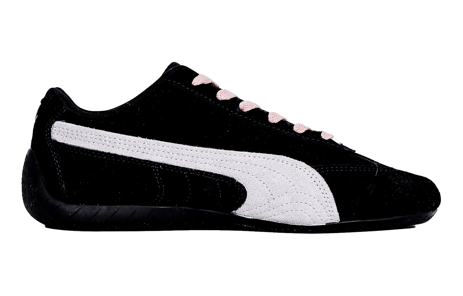PUMA Speedcat Cushioning, износостойкие низкие повседневные кроссовки Unisex черные розовые — фото 4