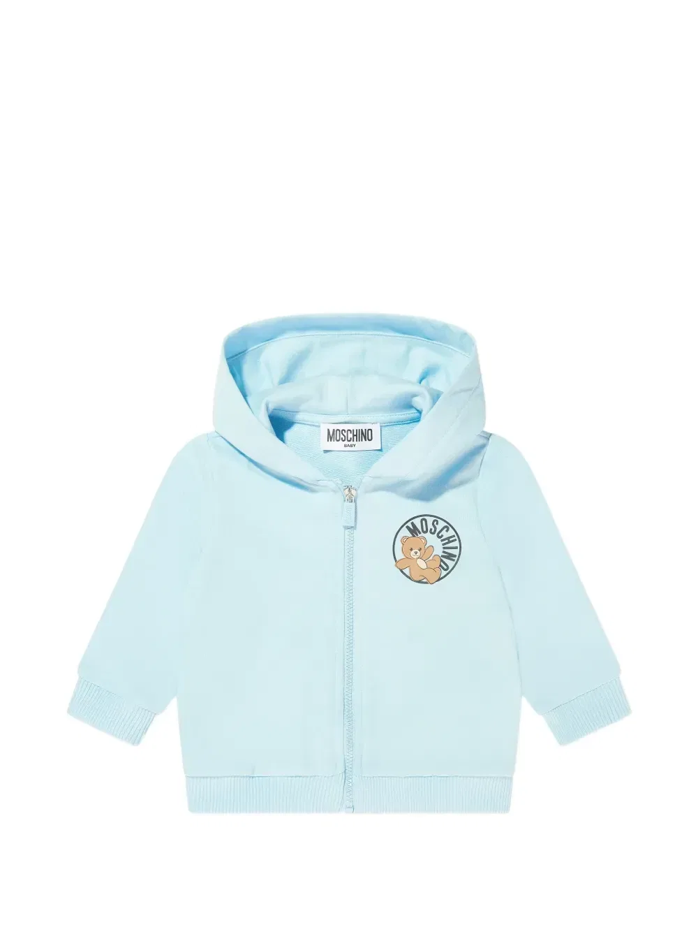 Спортивный костюм с принтом Moschino Kids, синий — фото 3