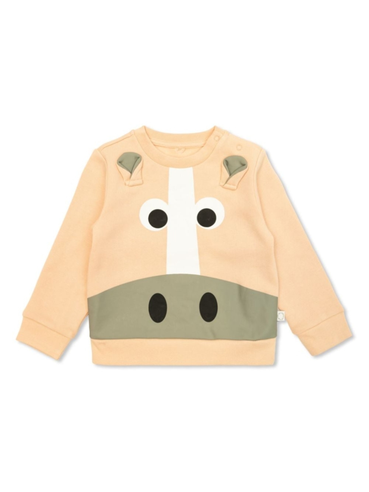 

Stella McCartney Kids толстовка с изображением лошади, розовый