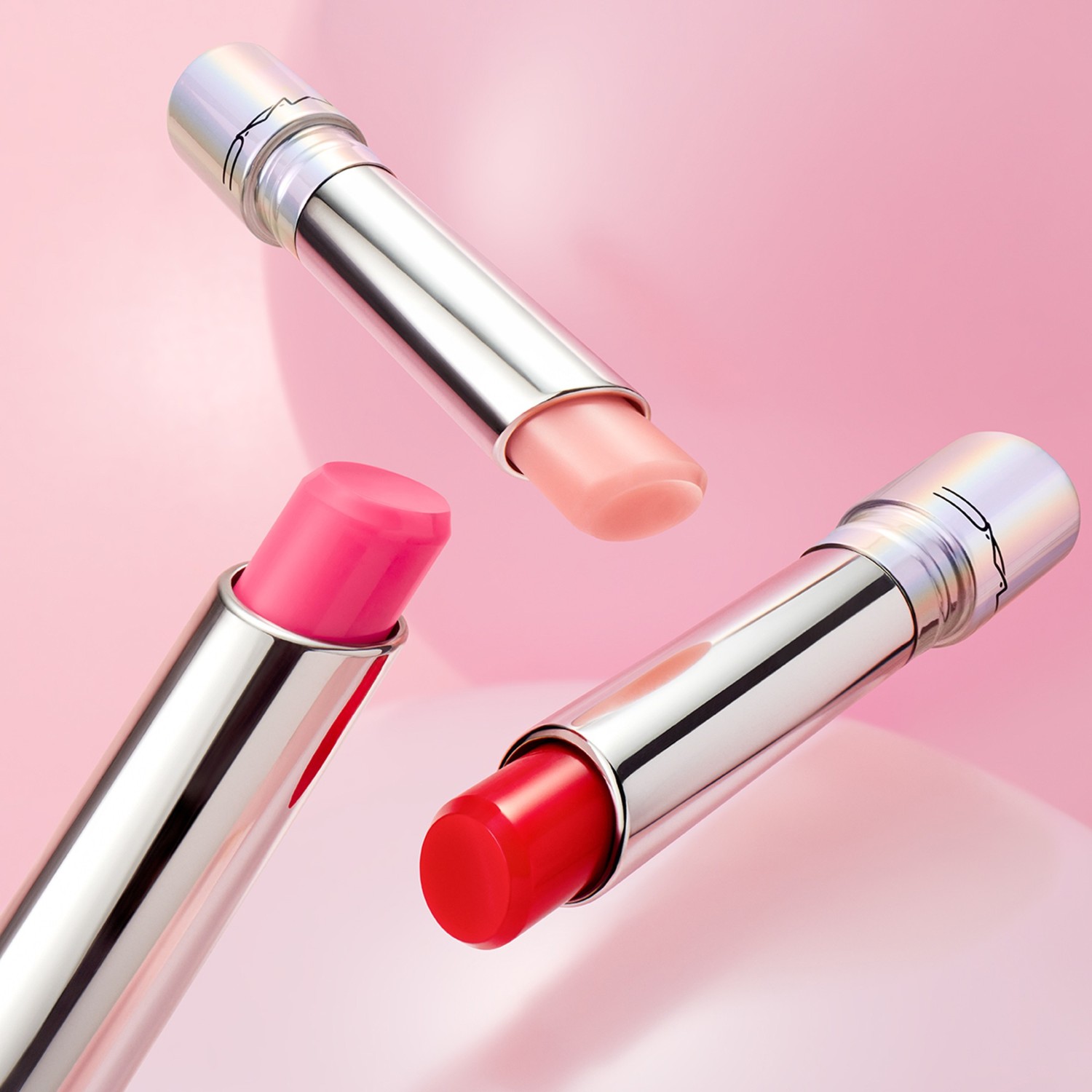 Бальзам для губ glow play blush glow play lip balm Mac, beyond, вес 3.14 гр. — фото 4