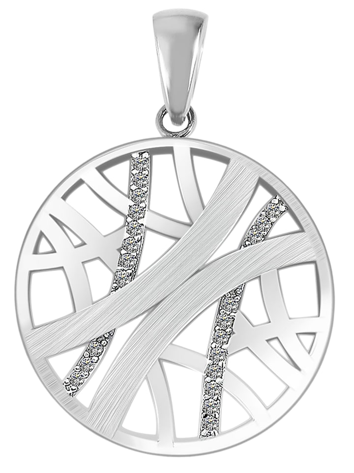 

Adeliás Женский кулон из серебра 925 пробы с кубическим цирконием в серебряной оправе