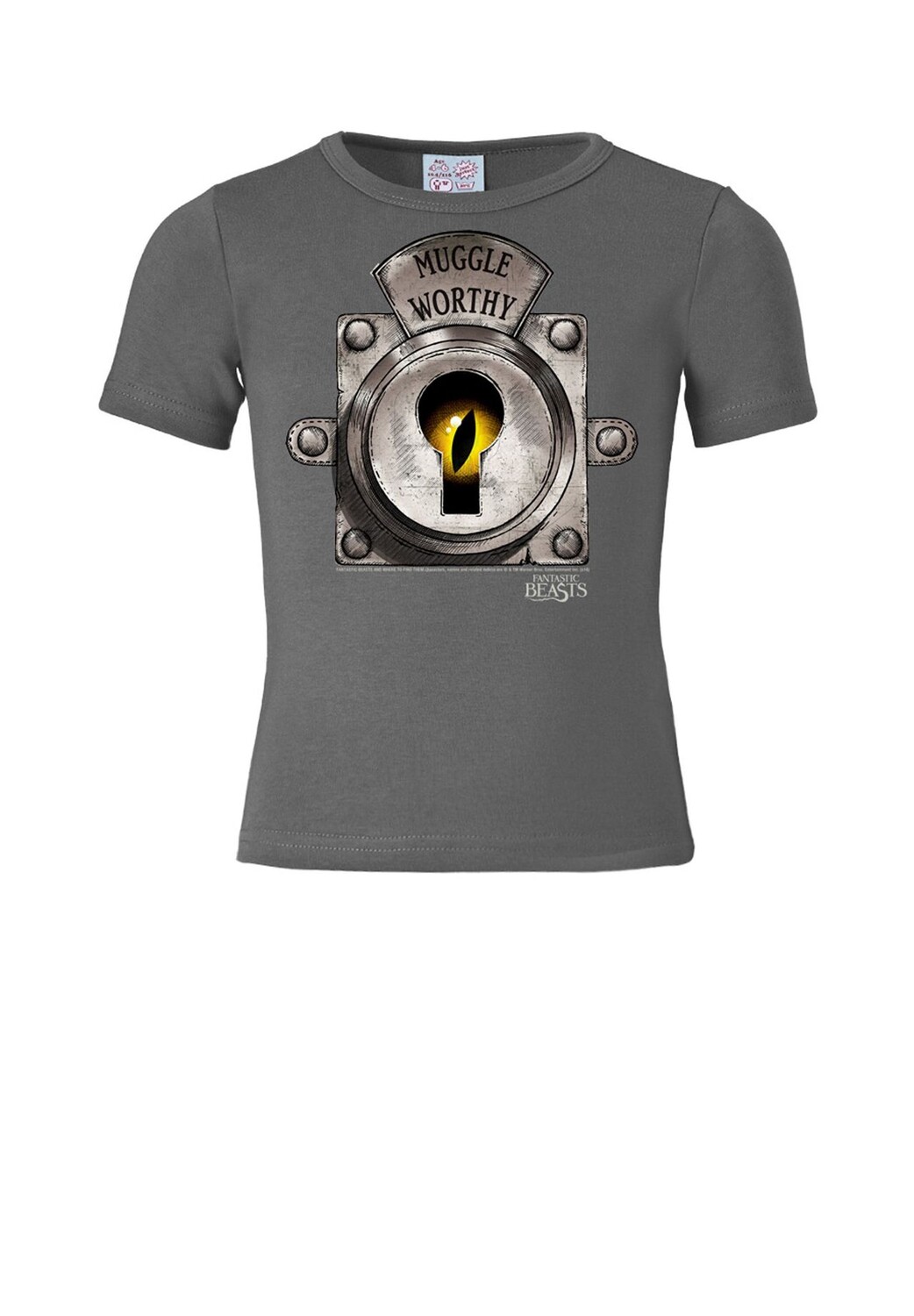 

Футболка Детская Fantastic Beasts-Muggle Worthy LOGOSHIRT, серый