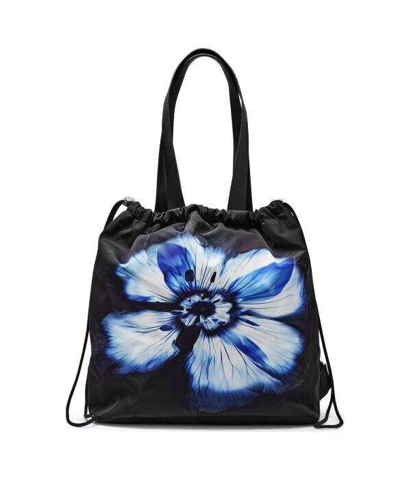 

Рюкзак женский Desigual с синим цветком, черный