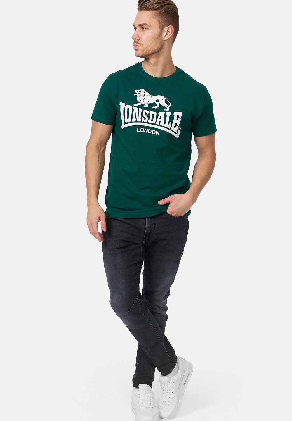 

Футболка с принтом NORMALE PASSFORM LOGO Lonsdale, зеленый