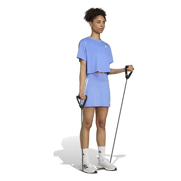 Женская футболка boxy t-shirt Adidas, Blue Fusion — фото 3
