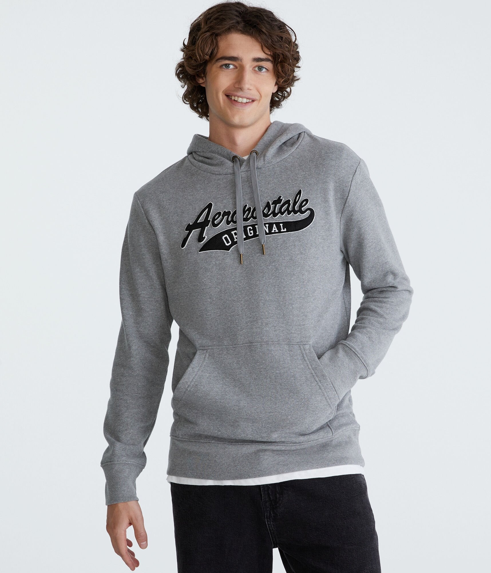 

Толстовка мужская Aeropostale, цвет medium gray