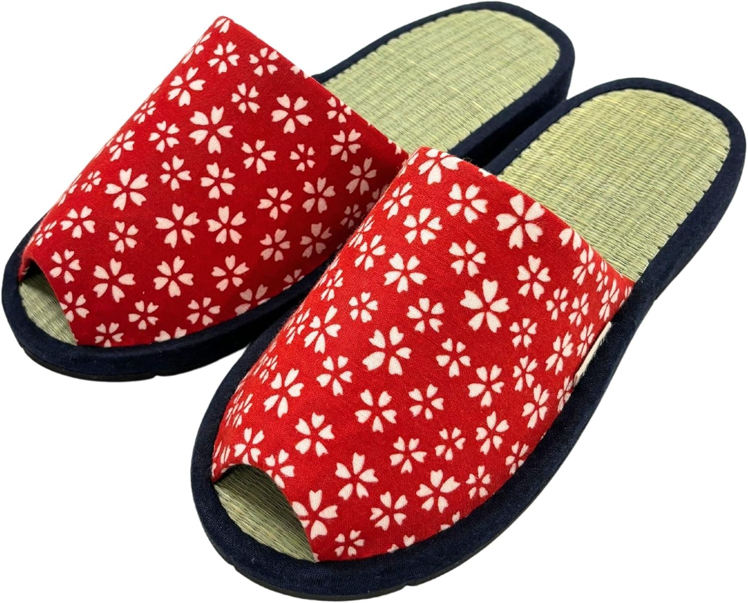 

Домашние тапочки с открытым носком для женщин и мужчин, обувь для дома, тапочки для спальни IGUSA Edoten, вишневый