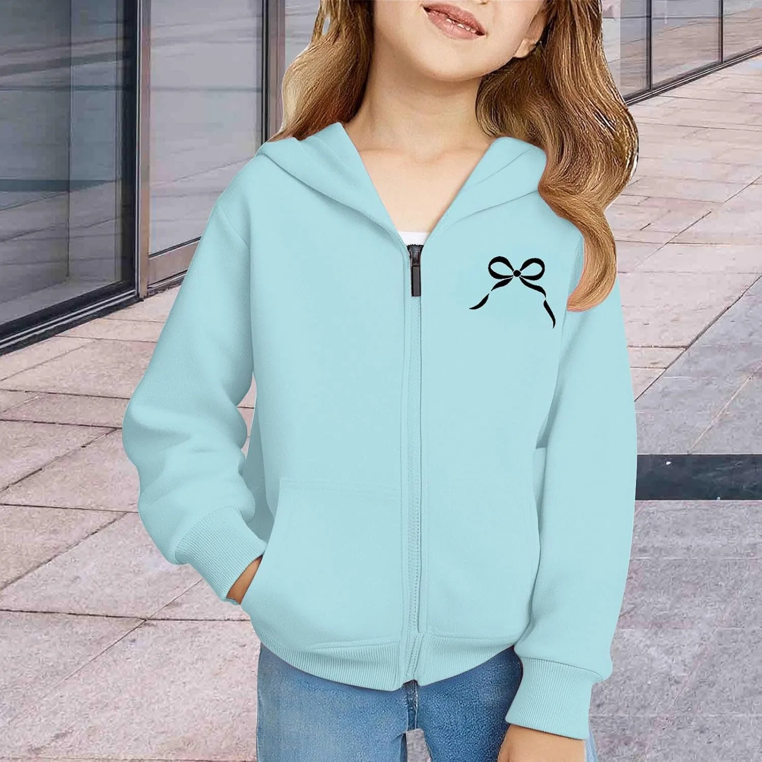 Спортивный костюм 2 предмета, толстовка и джоггеры, Generic, Light Blue — фото 4