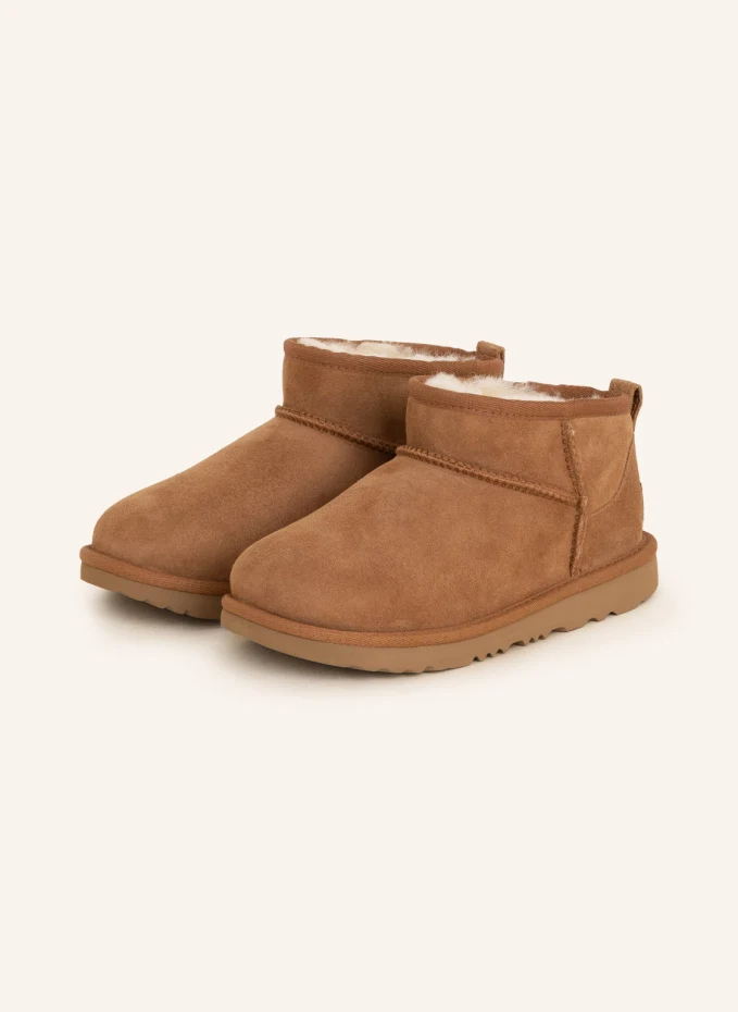 Угги короткие UGG, бежевый