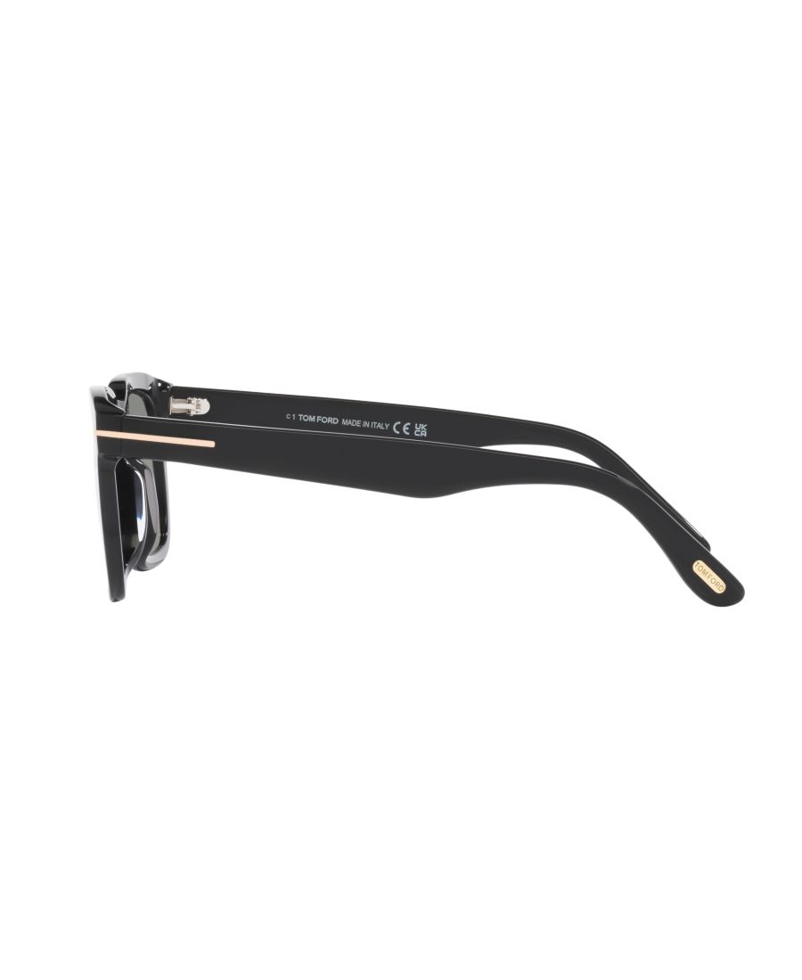Мужские поляризованные солнцезащитные очки, FT0751 TR001097 Tom Ford, Black Shiny — фото 3