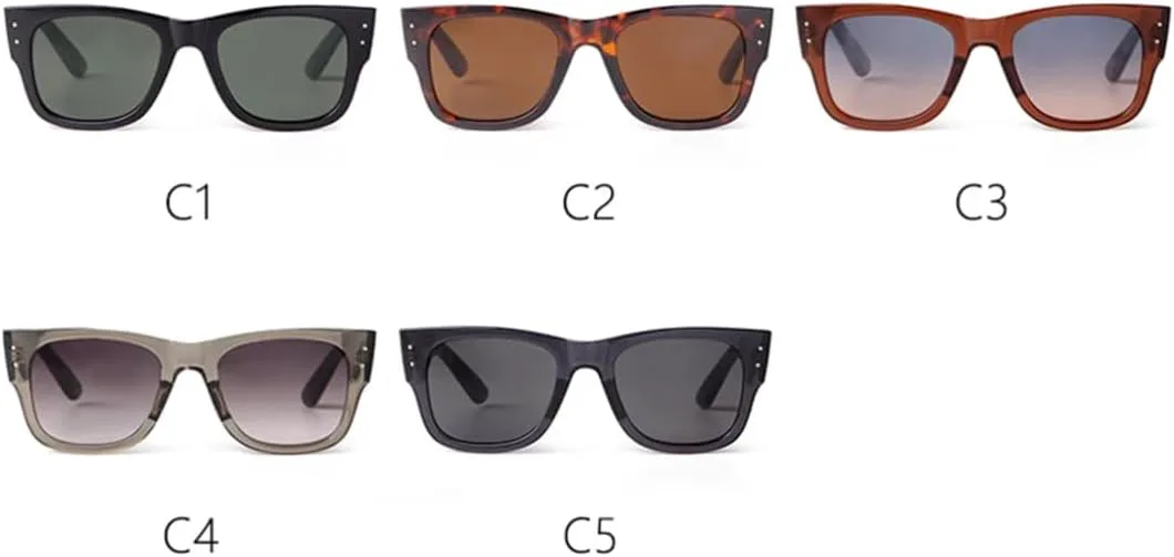 

Модные солнцезащитные очки для женщин в стиле ретро, ​​серые, с толстой крупной оправой, мужские солнцезащитные очки с защитой от УФ-излучения UV400 SZVVBKK, 1