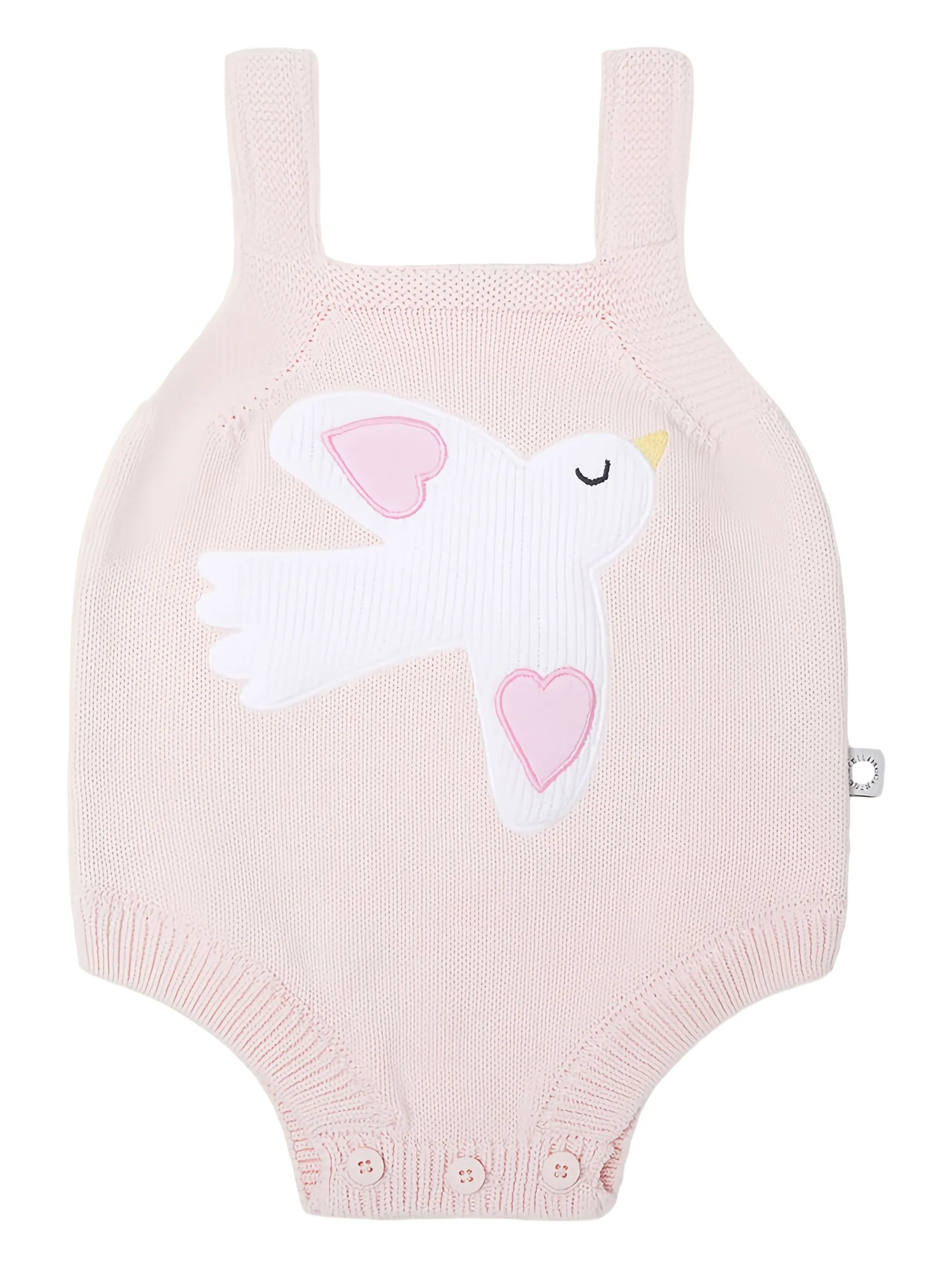 

Боди с аппликацией Stella Mccartney Kids, коричневый