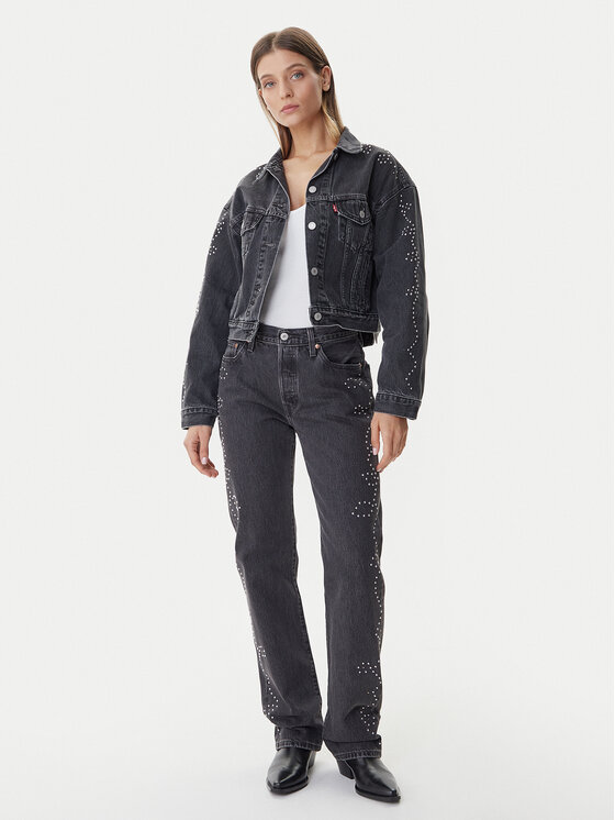 Джинсовая куртка relaxed fit 90s Trucker A9456-0003 Levi'S, черный — фото 2