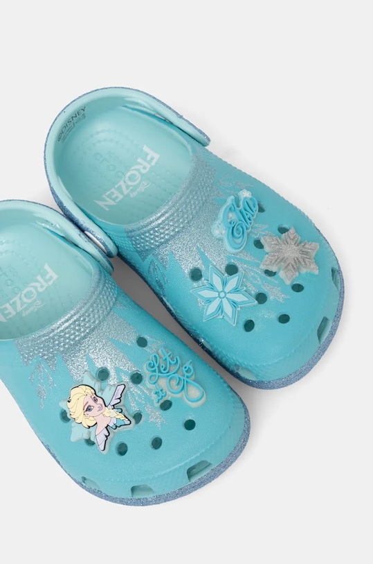 Детские шлепанцы CLASSIC FROZEN ELSA CLOG Crocs, бирюзовый — фото 4