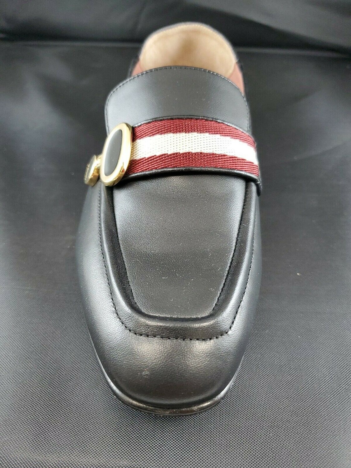 Черные женские лоферы на складном каблуке Bally Livilla 6213368, мультиколор