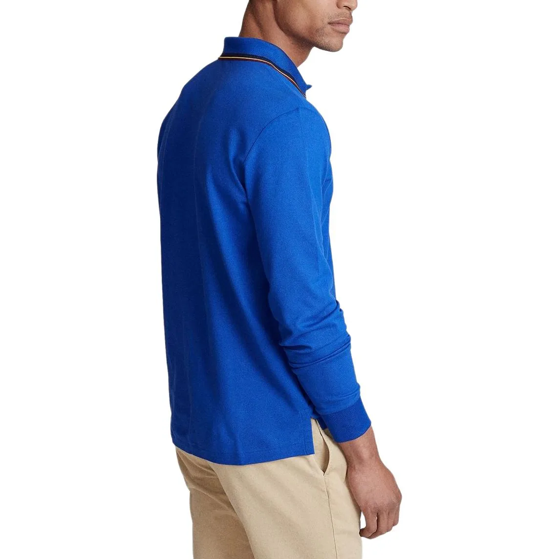 Polo Ralph Lauren Футболка-поло классическая мужская royal blue — фото 4