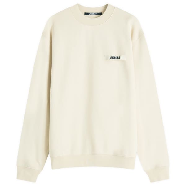 

Толстовка с нашивкой-логотипом Grosgrain Jacquemus, бежевый