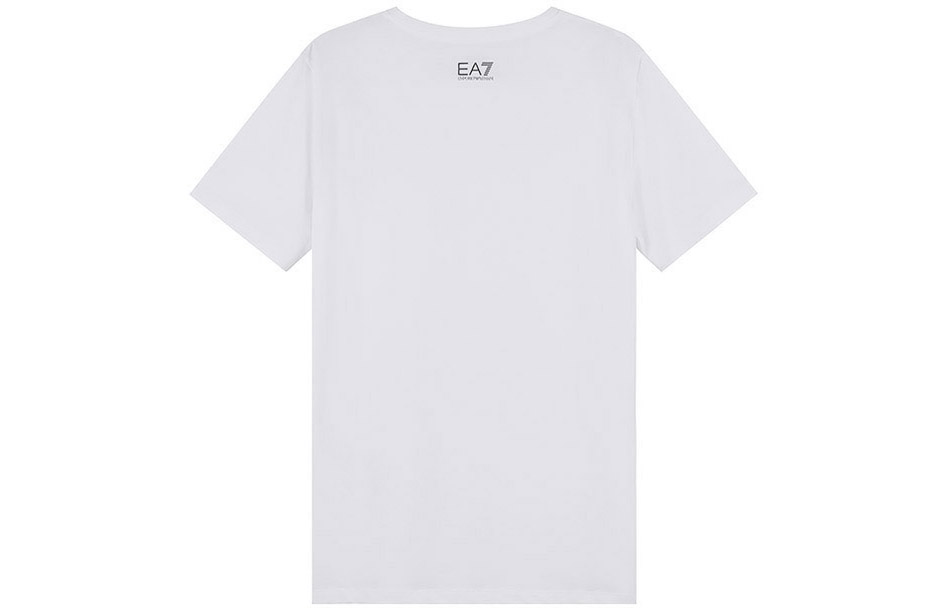 Футболка EA7 SS23 женская EMPORIO ARMANI белая — фото 3