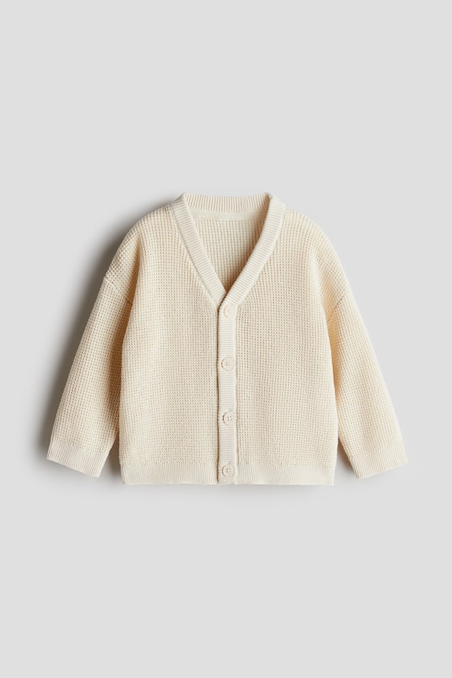 

Кардиган с вафельной структурой H&M, бежевый