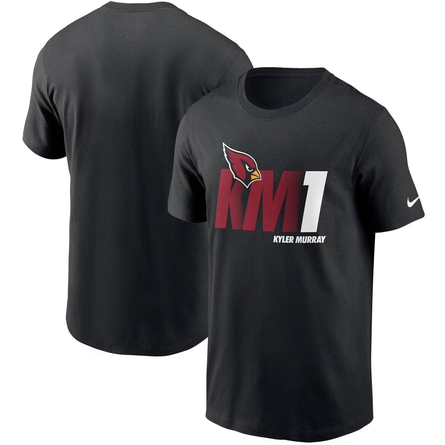 

Мужская черная футболка с рисунком игрока Kyler Murray Arizona Cardinals Nike, Черный, Мужская черная футболка с рисунком игрока Kyler Murray Arizona Cardinals Nike