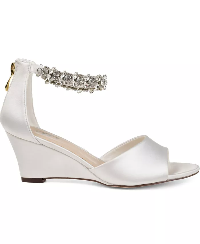 Женские босоножки Connor Wedges Journee Collection, белый — фото 2