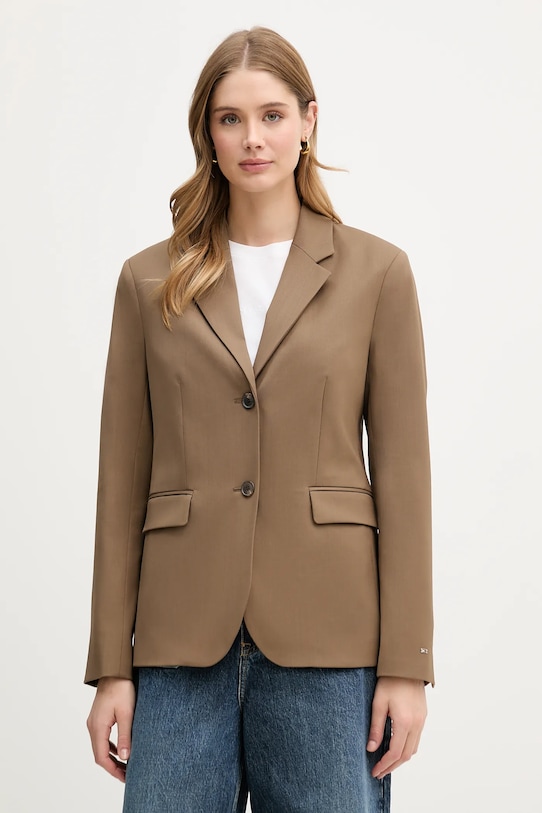 

Куртка из шерсти Tommy Hilfiger, коричневый